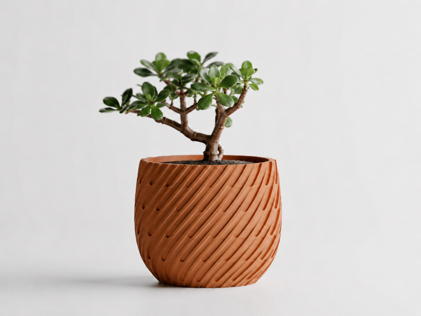 Kono woven planter in Brown, LAYR, made in New Zealand